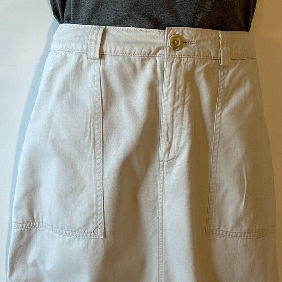 Covington SZ 16 Khaki 5 pocket maxi / midi skirt classic essential street style - Picture 2 of 9